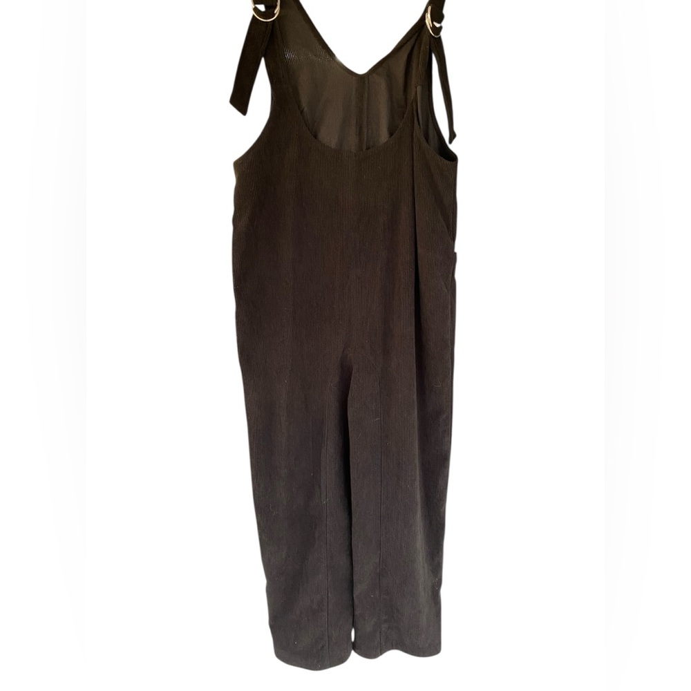 Ribbed Cord Like Slouchy Crotch Panel Oversized Overhauls S  Pockets NWT Ugerlov
